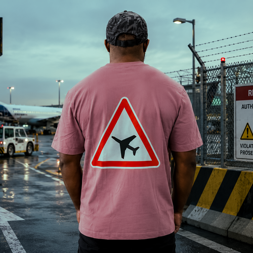T-shirt Rose poudré/ vieux rose